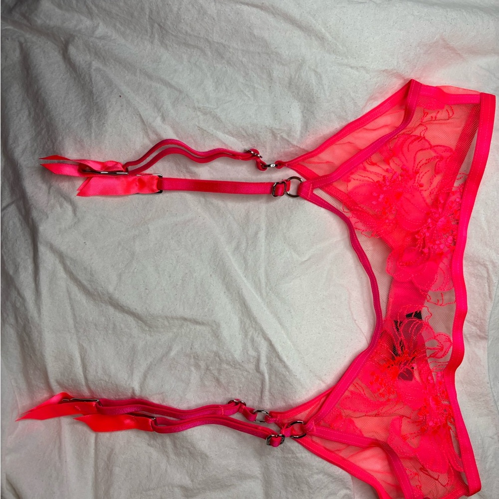 Honey Birdette Pink Lace Bra Intimates
